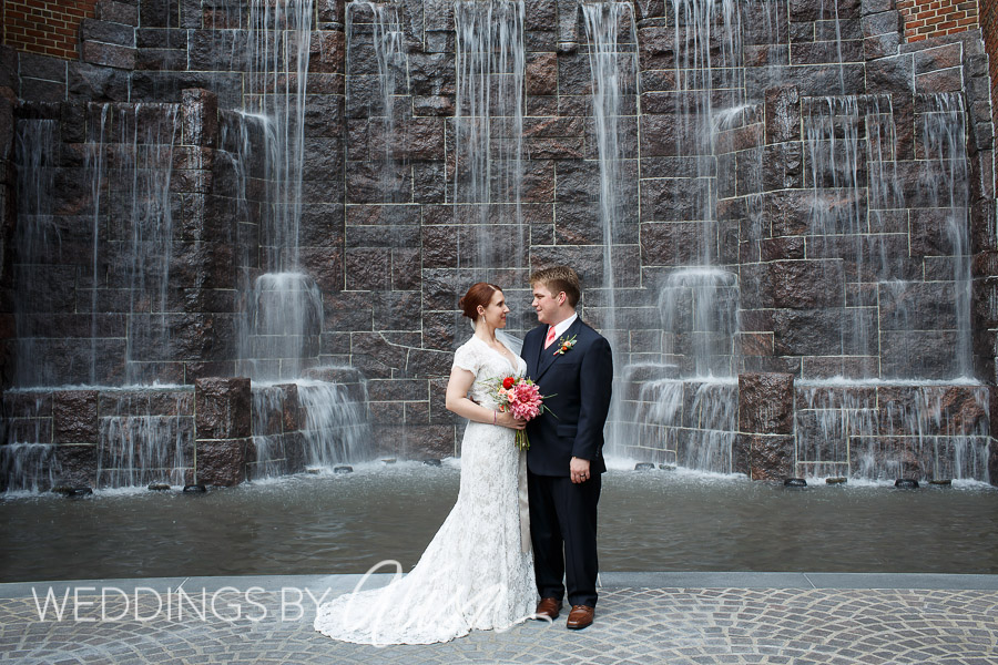 Heinz Hall fountain wedding photos
